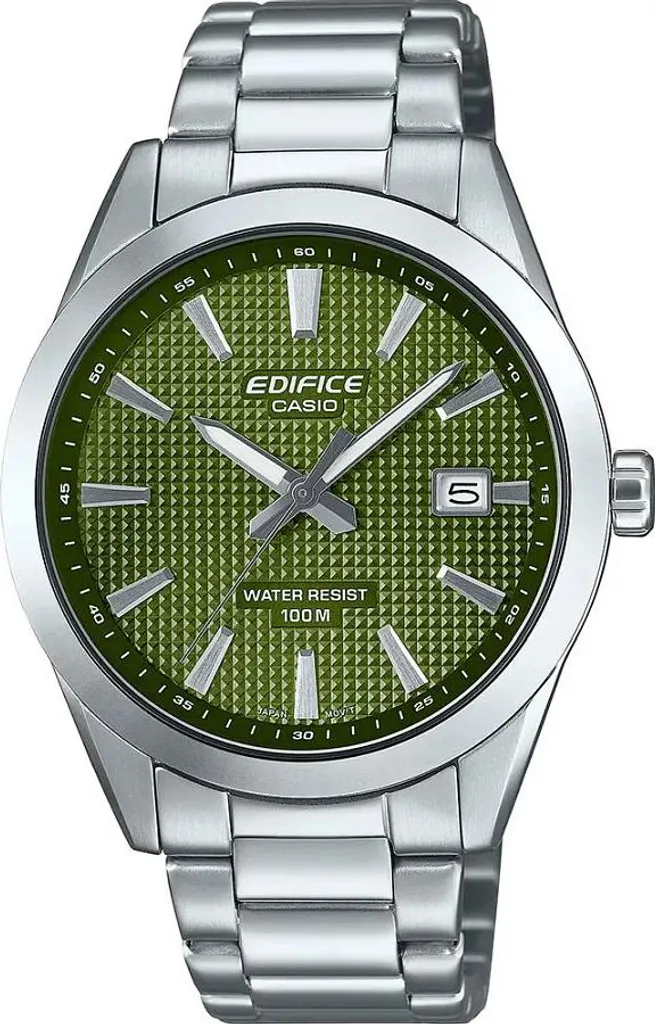 Casio EDIFICE EFV-160D-3AVEF Montre Homme Classique en Acier Argenté