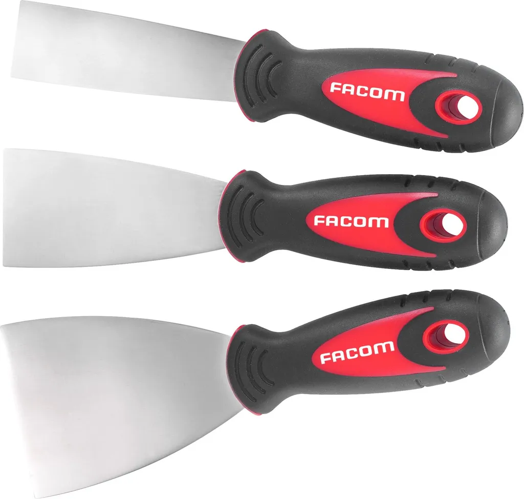Facom 237.J1 Set 3 Spatole Inox - Risolvi Ogni Problema di Stuccatura