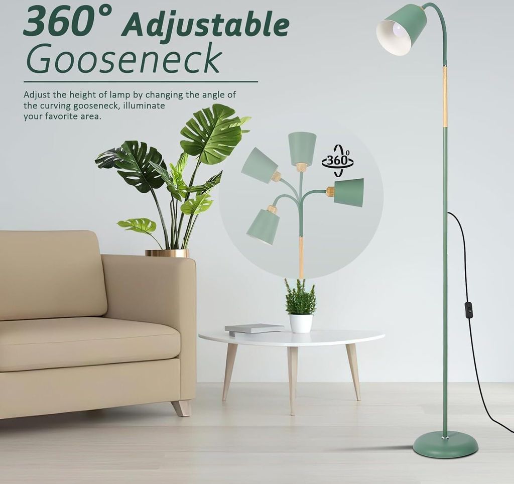 ANTENLICHT Leselampe Stehlampe E27 Fassung Max.60W Produktbild 5