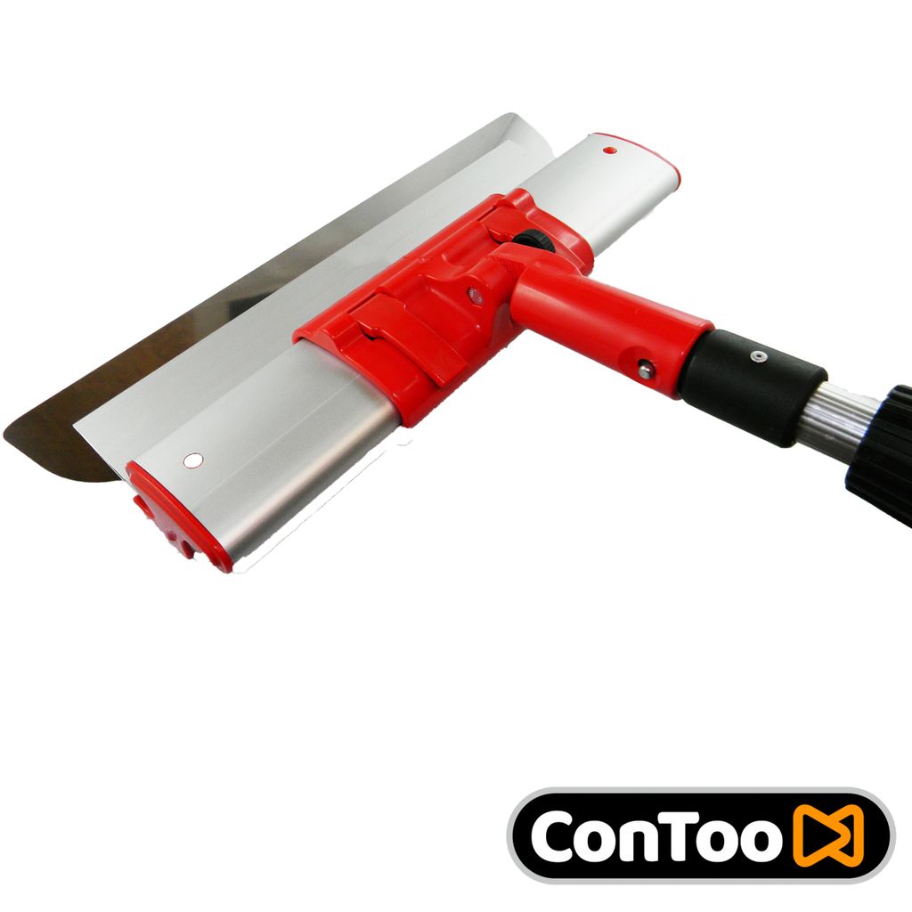 Profi Set Flächenspachtel 150mm | Teleskopstange 220cm | Adapter Handgriff CT01