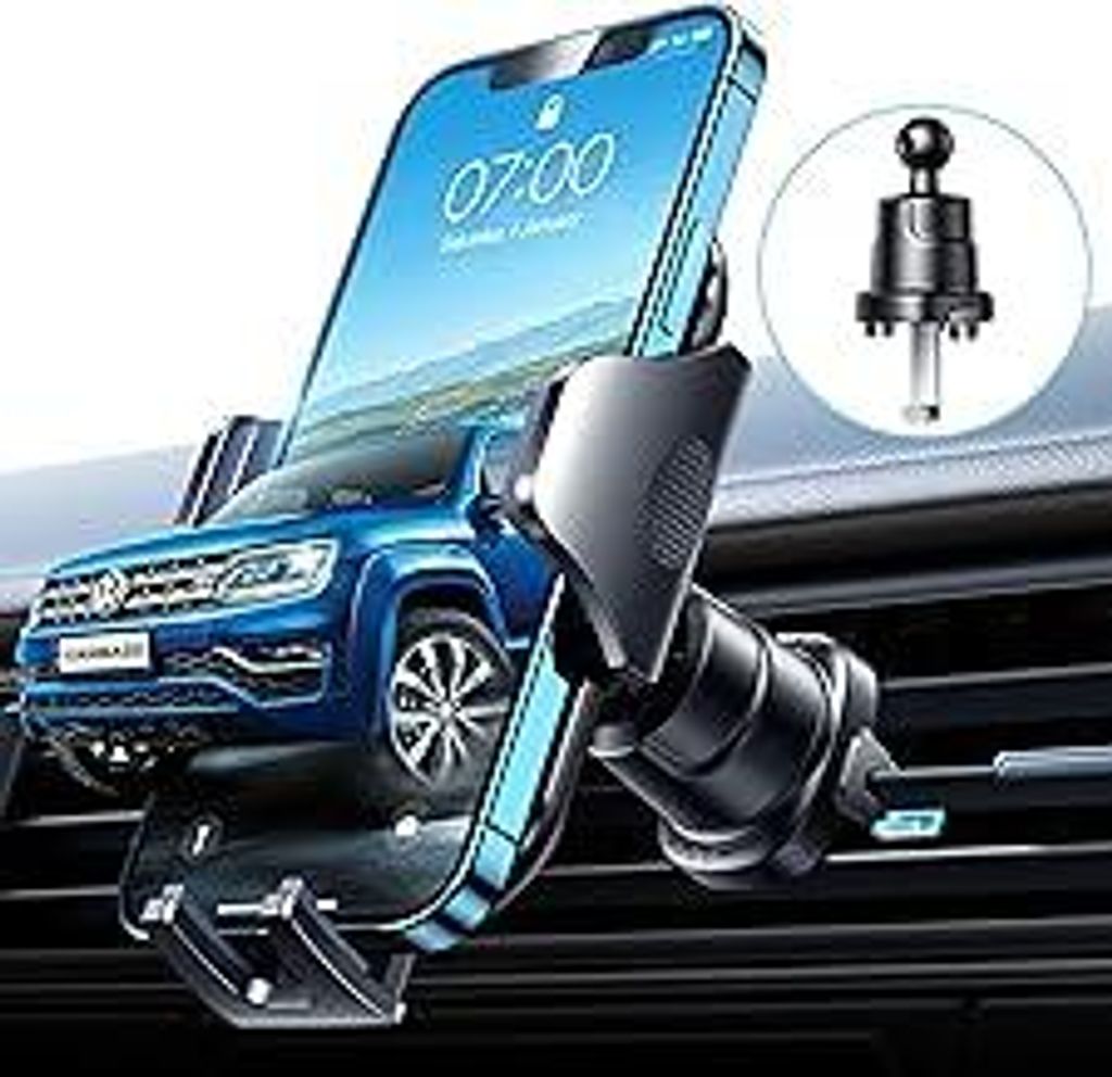 VANMASS 2026 Militärische Handyhalterung Auto Bombenfest Lüftungshaken Handy Halterung Auto Lüftung 100% Sicherer Griff Handyhalter 360°Drehbar...
