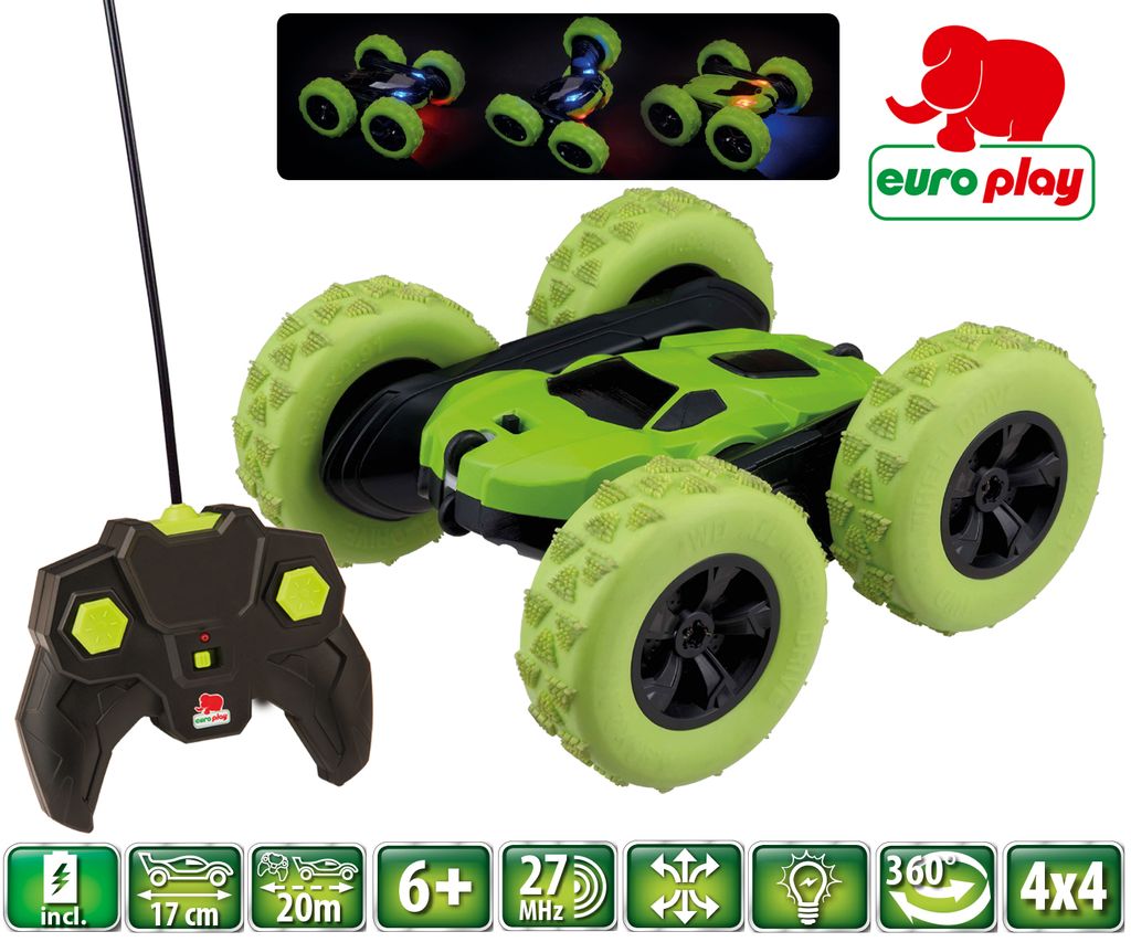 Wild Twister RC Stunt Auto ferngesteuertes Fahrzeug incl Batterien Spielzeug 