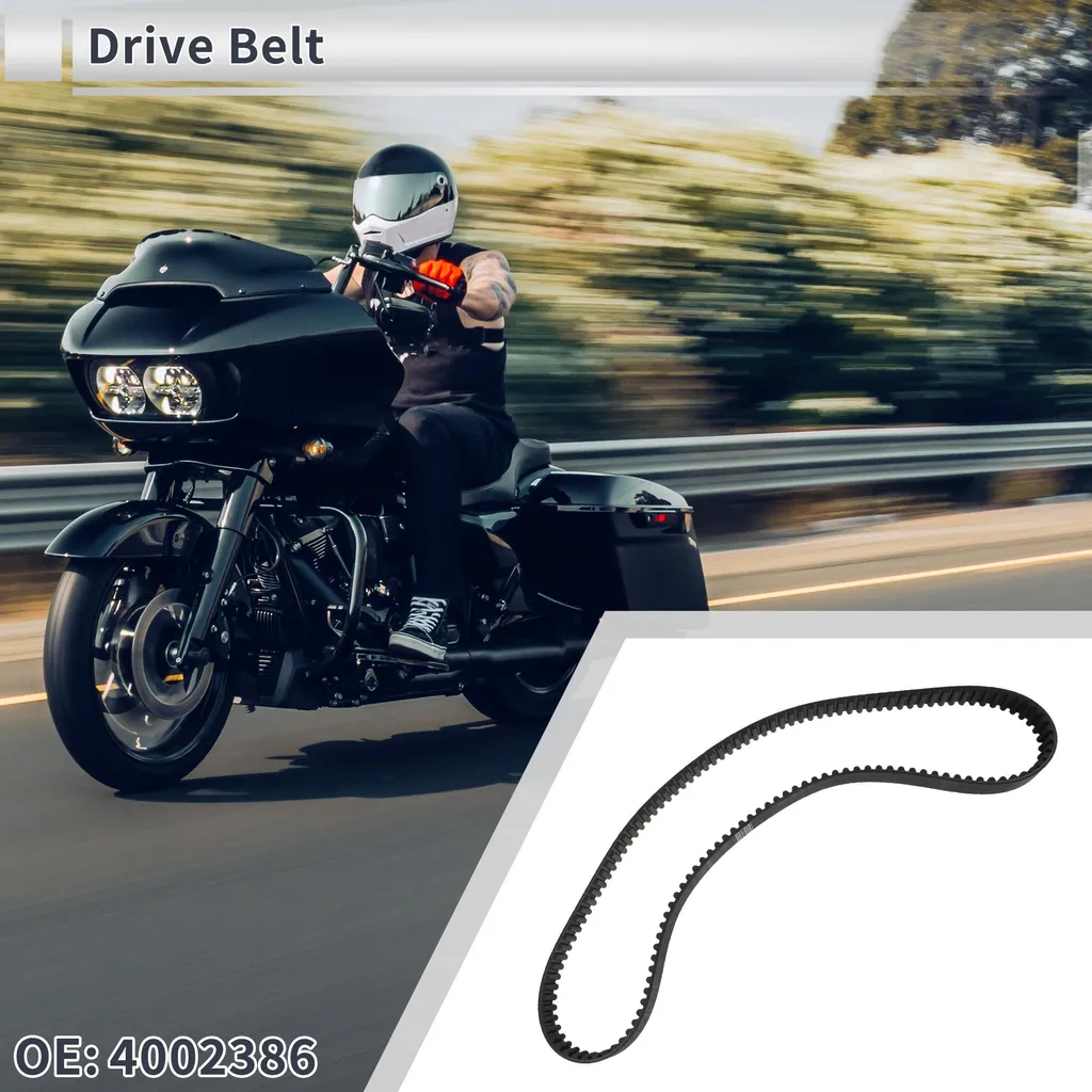 Courroie de Transmission 132T pour Harley Davidson Softail 1986-1994