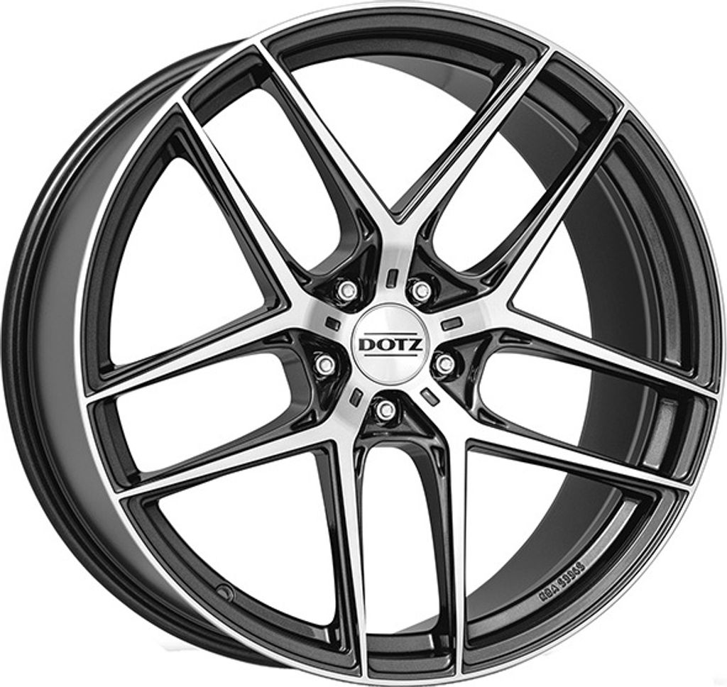 ALUFELGE DOTZ LagunaSeca dark 10x21 5x112 ET 45 Produktbild 