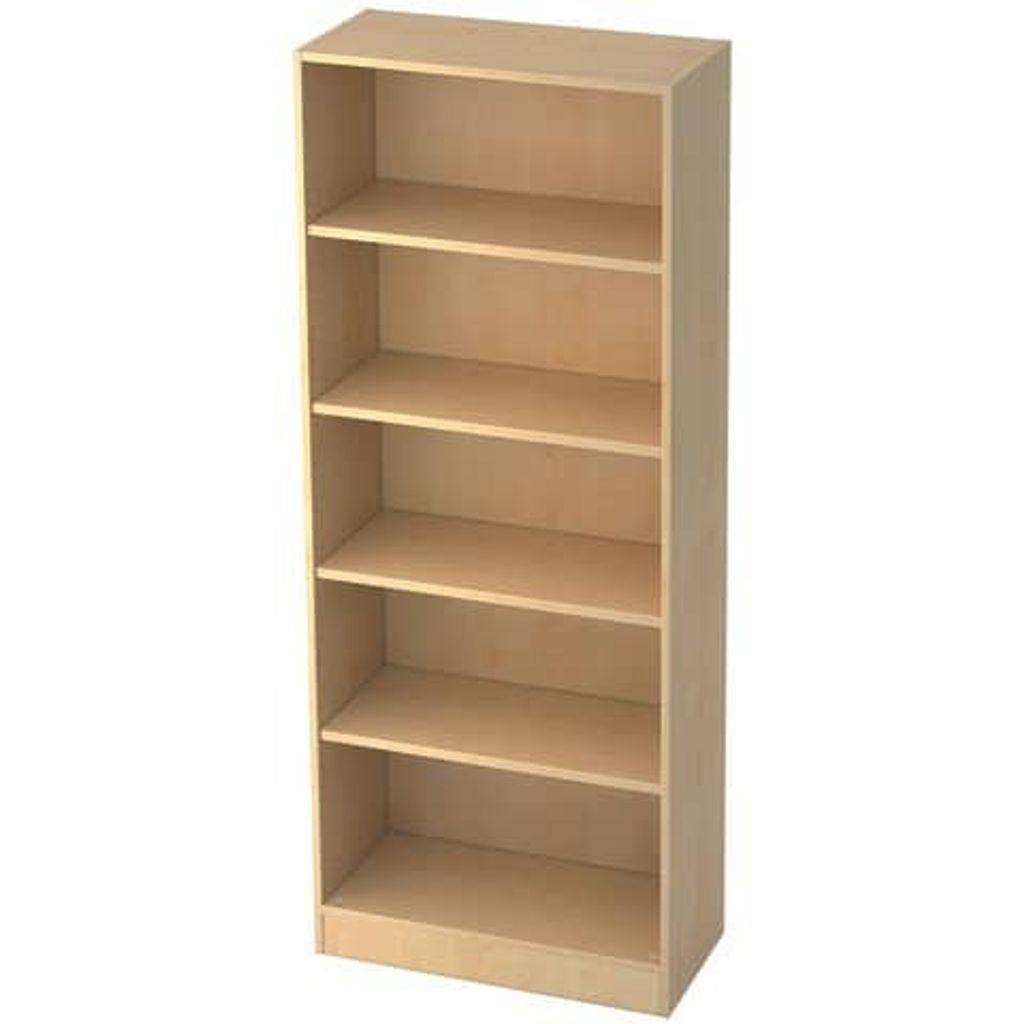 Hammerbacher Regal 4FB Ahorn 80x40x200,4 cm Hammerbacher