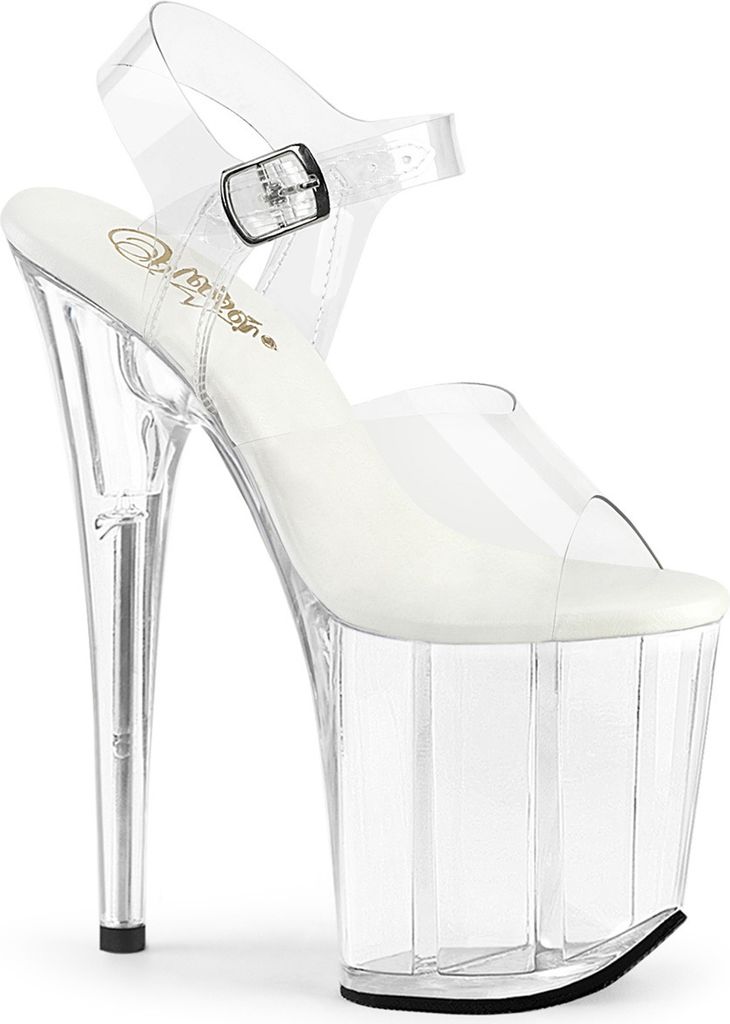 FLAMINGO-808VL Pleaser vegane Damen High Heels Schnallen Produktbild 