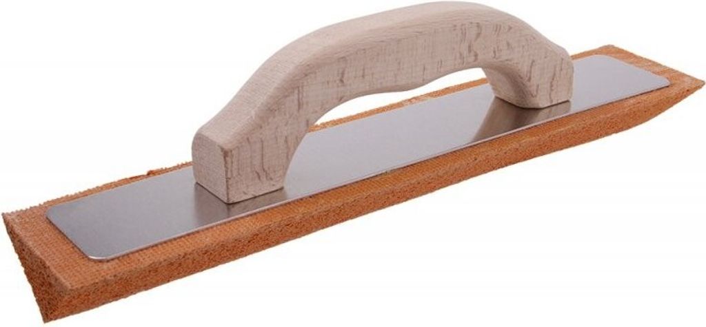 LEVIOR - Glättkelle eckig mit Schwamm 350x50x50mm90°