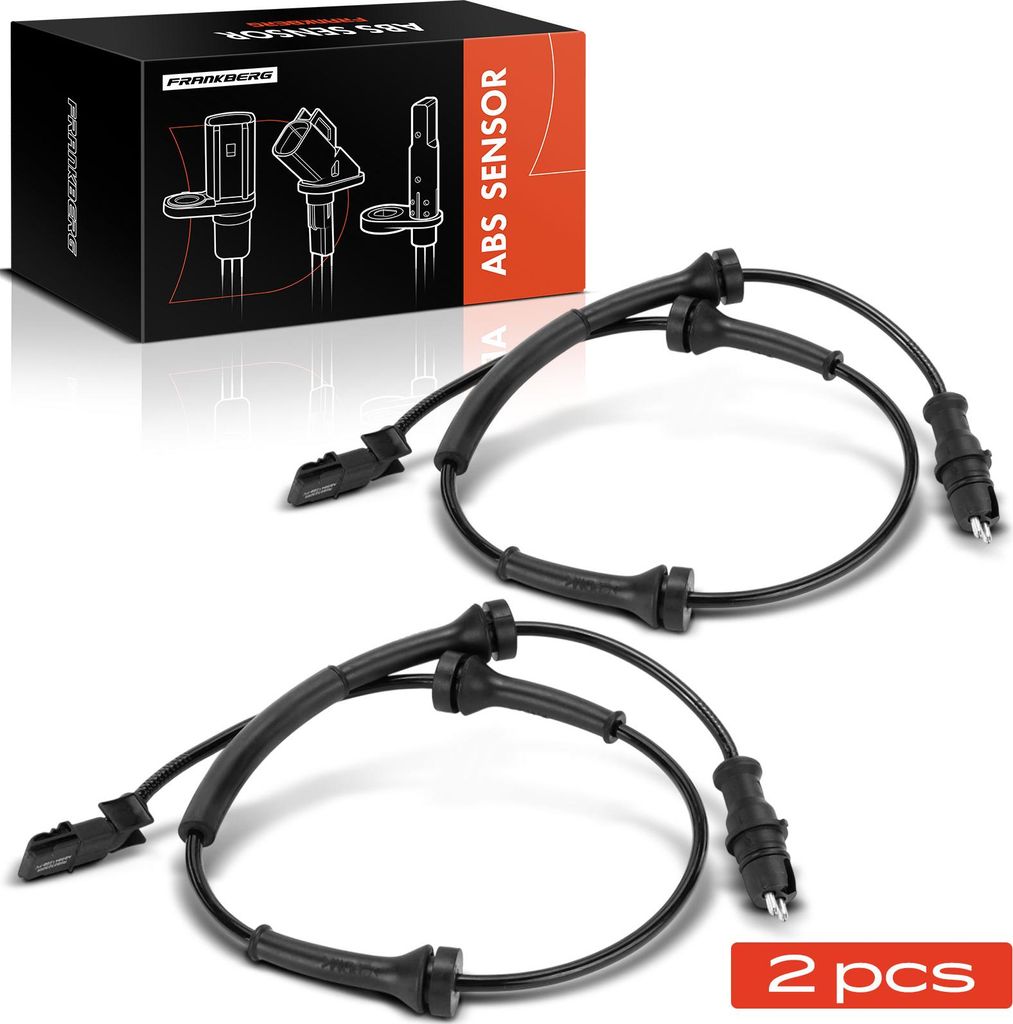 Frankberg 2x ABS Sensor Vorderachse beidseitig für Renault Espace IV Laguna II Grandtour Vel Satis 1.9L 2.0L Bj ab 2001