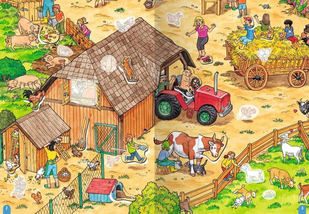 Wimmeln, Rätseln, Stickern Tiere Produktbild 