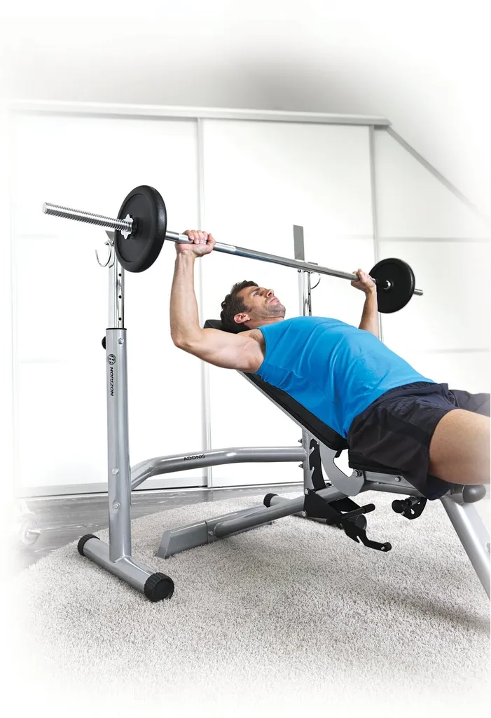 Banc de musculation avec dossier inclinable et structure acier Adonis - 2