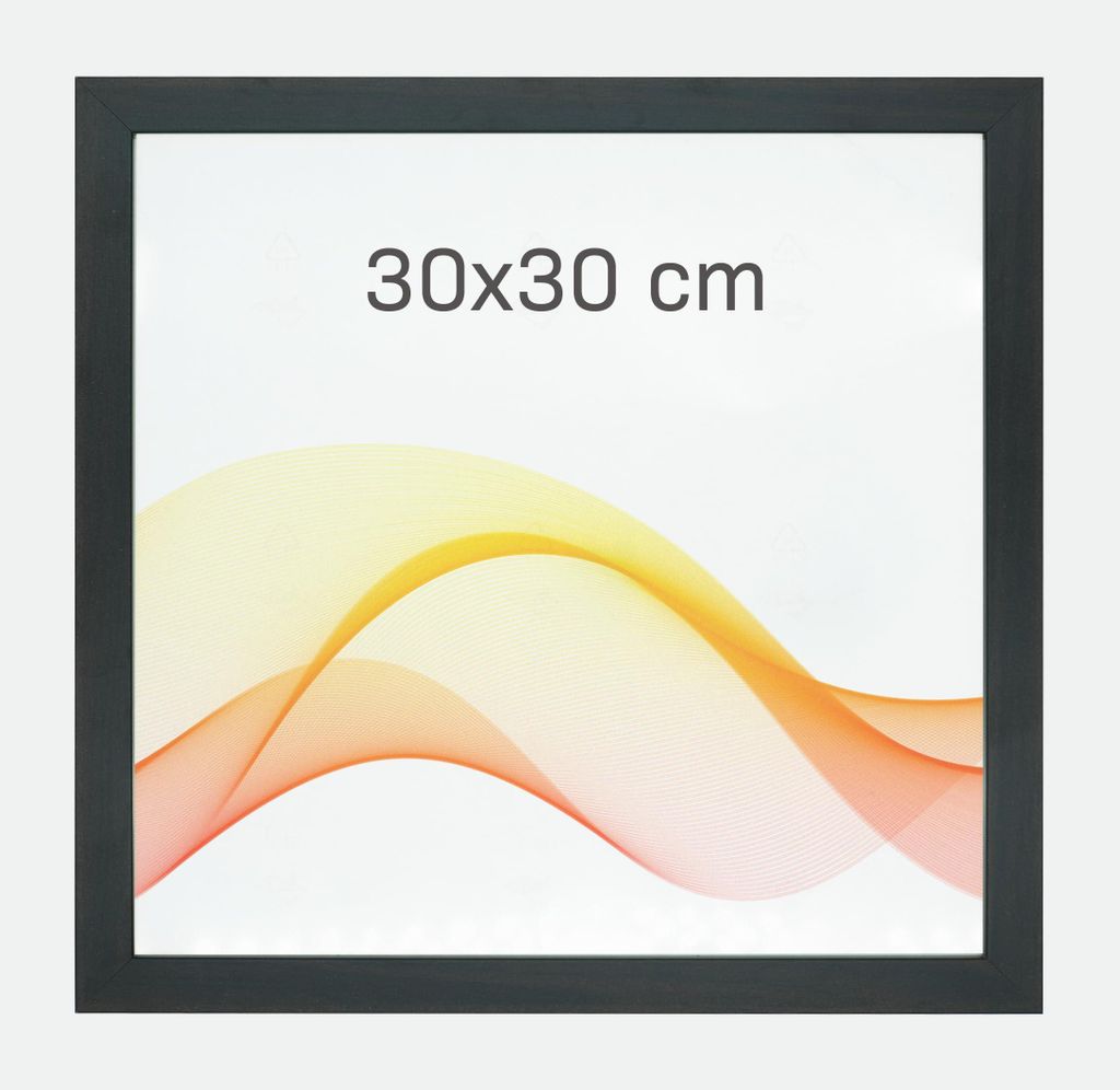 RAWWEST.BIS Holz Bilderrahmen 30x30 cm Plexiglas Poster Foto Wandrahmen