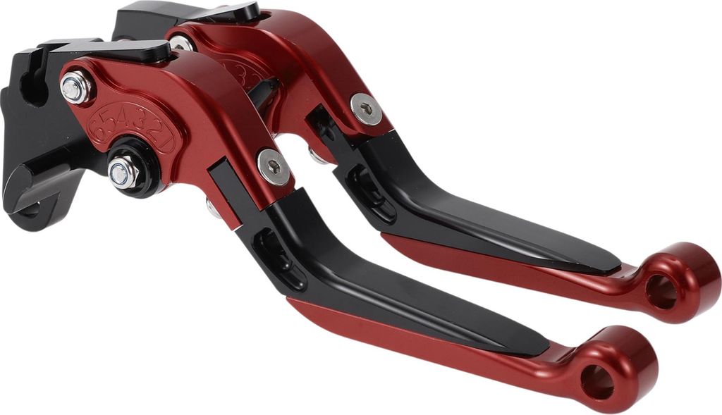 Kurz Lang Bremse Kupplung Hebel für Yamaha WR125X 2009-2015 Verstellbarer Motorrad Lenker Bremshebel Aluminium Legierung Rot Kopf Schwarz Griff