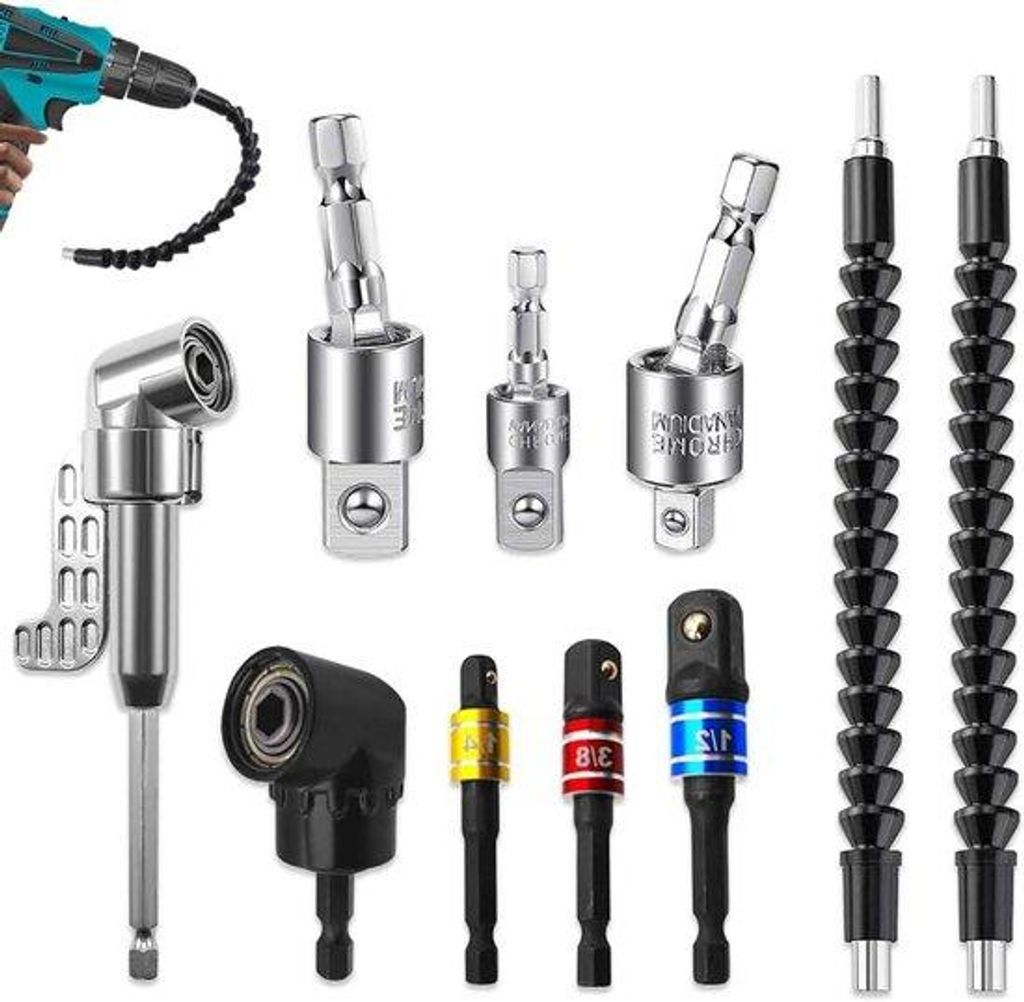 Hochwertiges Starter-Paket mit 10 105-Grad-Schlagschraubern für Handbohrer mit Batteriebetrieb