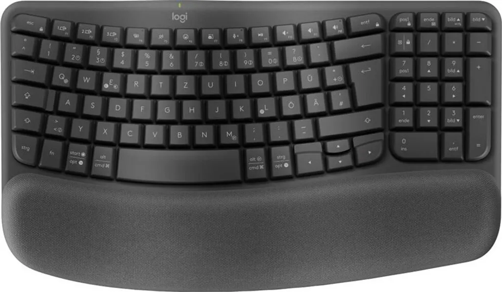 Soulagez vos Poignets avec le Clavier Logitech Wave Keys Sans Fil QWERTZ