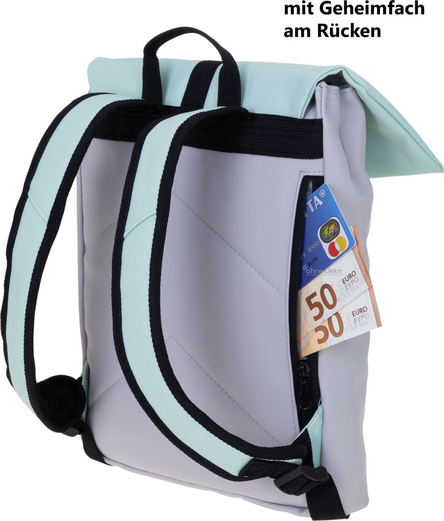 Elephant Damen Rucksack GLAM SHINE - Kunstleder, 37x32 Cm, 5 Liter | Viel Stauraum, Als Rucksack Oder Umhängetasche
