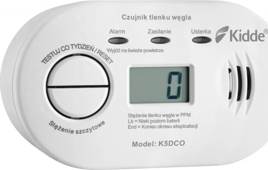Détecteur de monoxyde de carbone K5Dco Kidde avec affichage digital - 18
