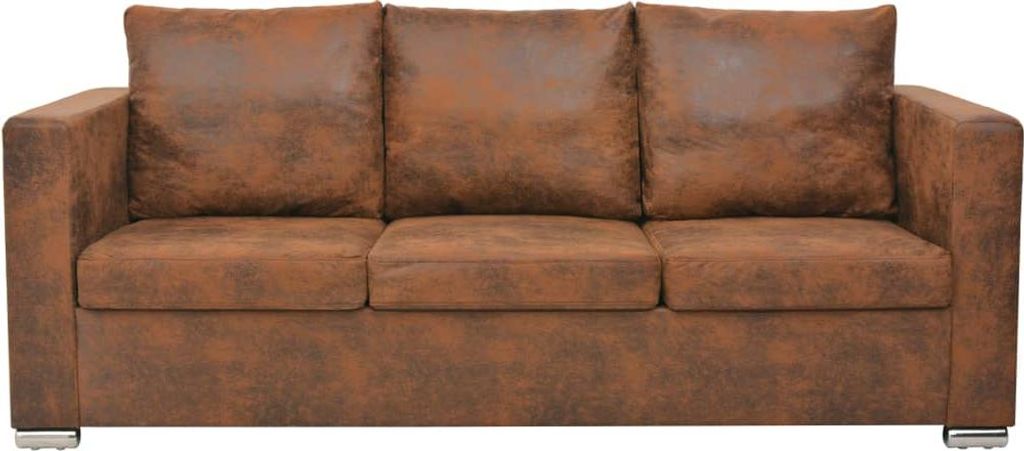 vidaXL Pohovka pro 3 osoby 191x73x82 cm Velur Obrázek produktu 