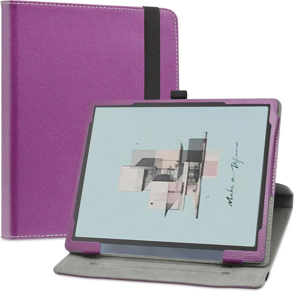 LiuShan Case per BOOX Tab Ultra 10.3 Pollici - Protezione Rotante Viola