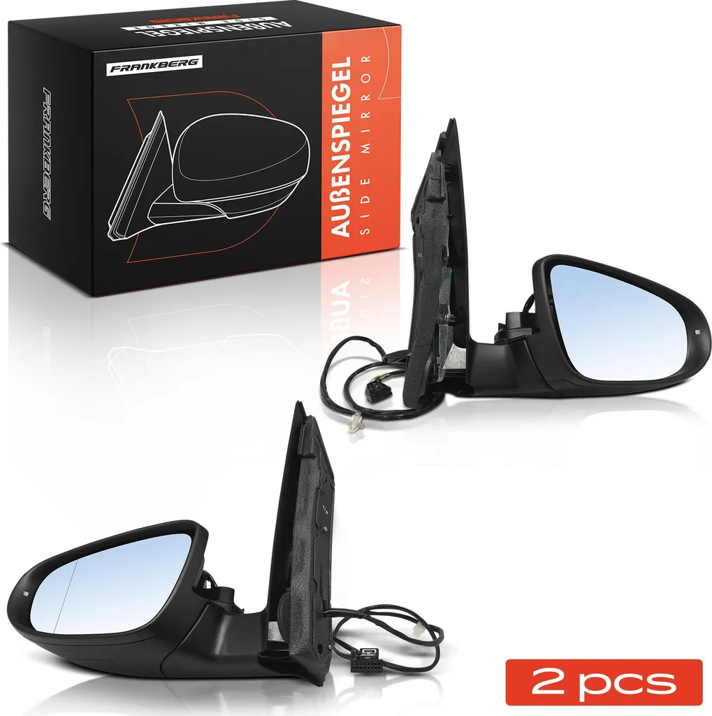 Paire de rétroviseurs extérieurs électriques pour VW Touran 1.4L essence