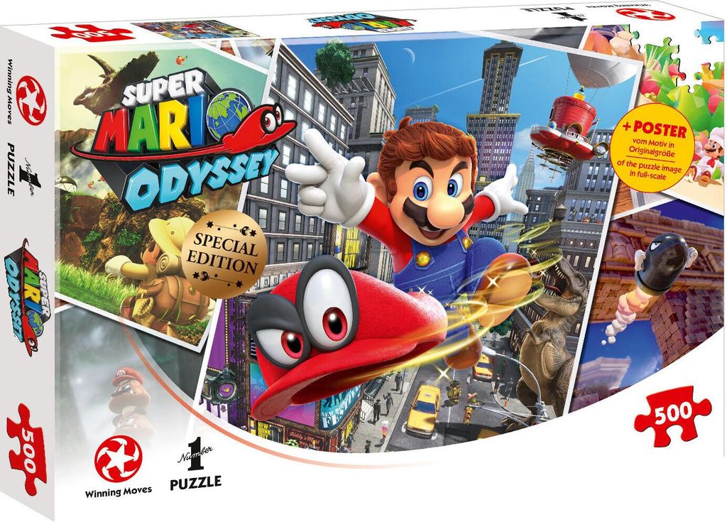 Puzzle Super Mario Odyssey World Traveler 500 Teile 48 x 34 Immagine del prodotto 