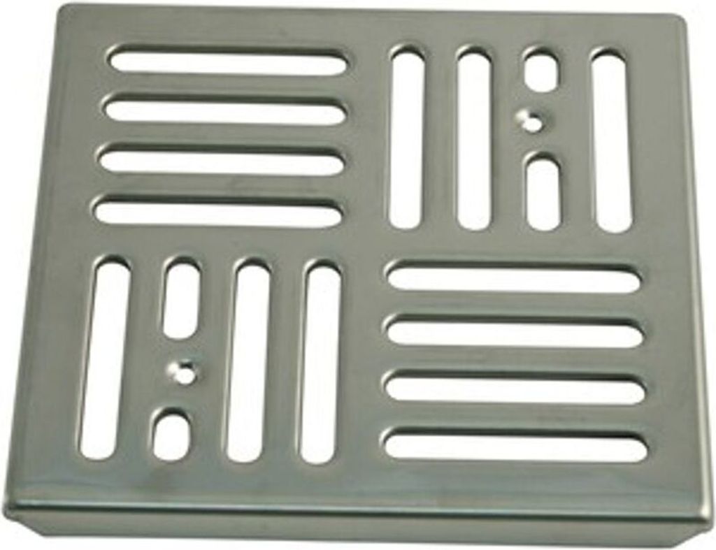 Marley Edelstahlrost 067834 Einlaufrost 145x145mm Rost Metallrost für Kellerablauf Hofablauf