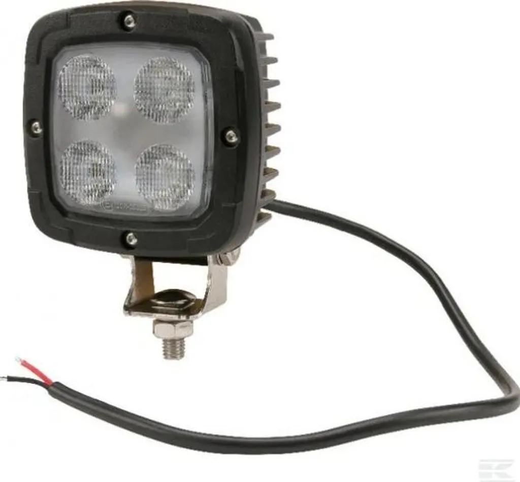 Phare de travail LED 4000 lumens carré 40W pour tracteur et camion 12V 24V