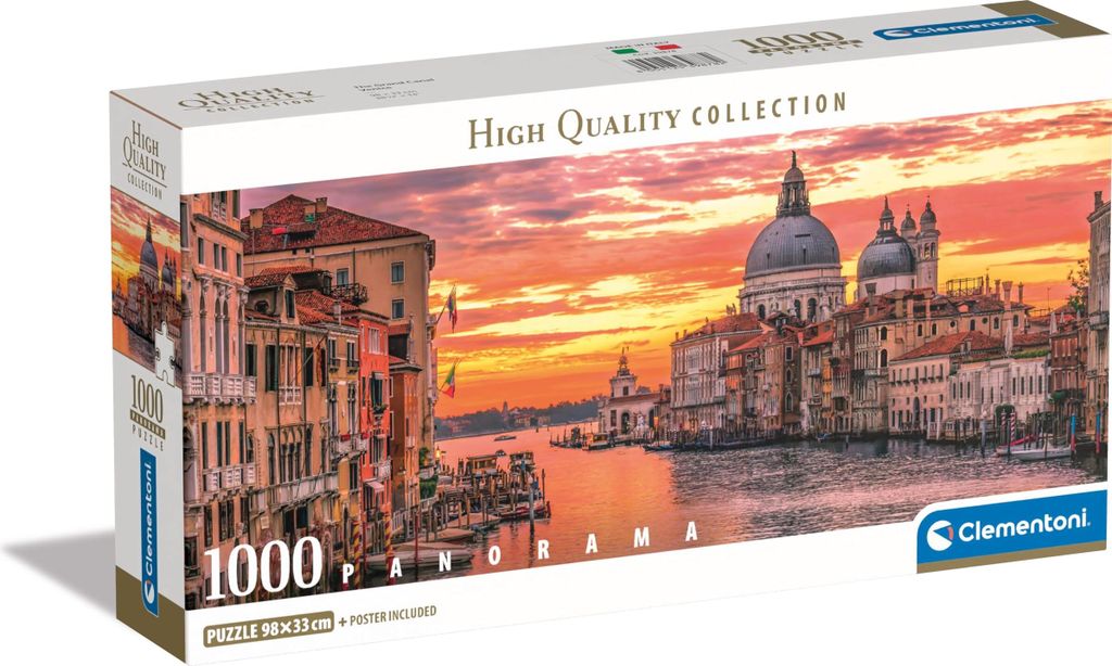 Der Canal Grande - Venedig Panorama-Puzzle 1000Stü ck
