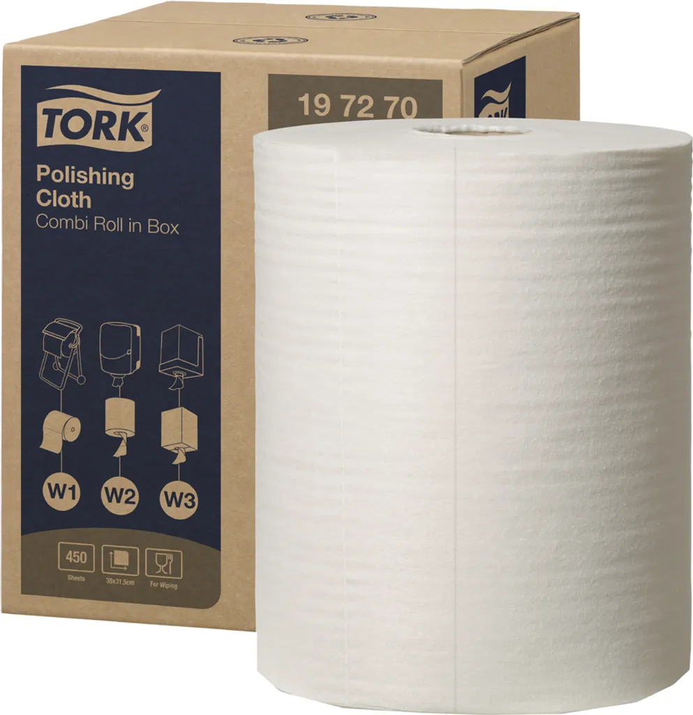 Rotolo Tork 197270 per Lucidatura 171m | Panno Premium Basso Rilascio