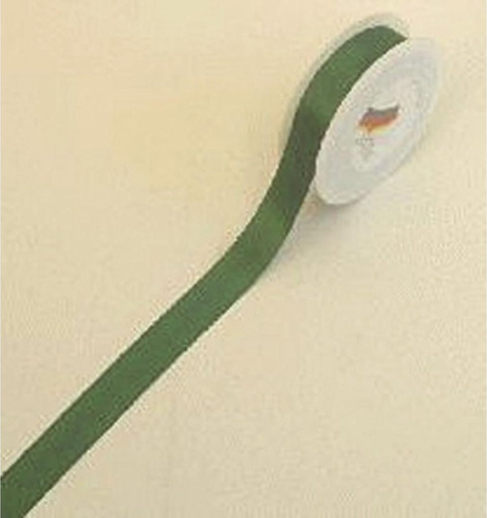Goldina 8172025590025 Doppelsatinband - 25 mm x 25 m, dunkelgrün