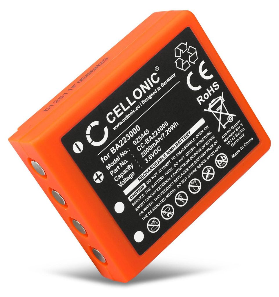 CELLONIC 1x Akku für Fernbedienung Kompatibel mit HBC Produktbild 