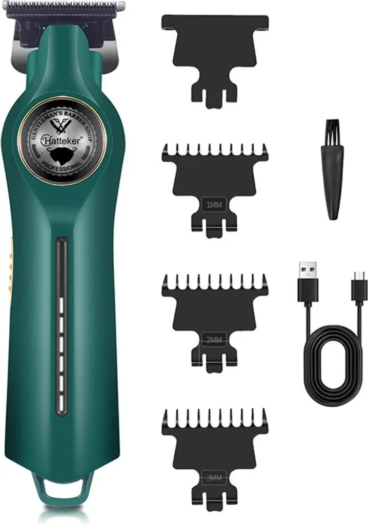 Tagliacapelli Professionale INF Verde - Ricaricabile USB per Fade Perfetti