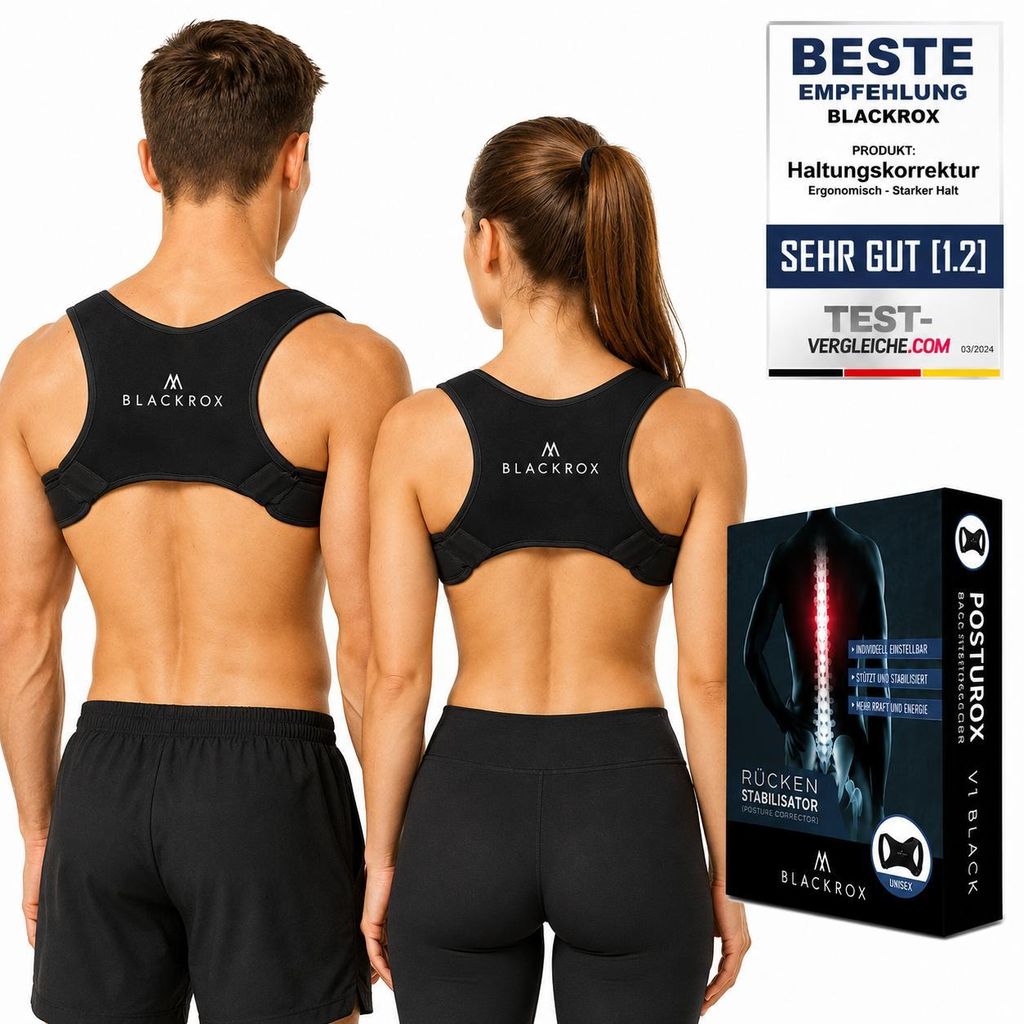 BLACKROX Rücken Geradehalter [Vergleichsieger 2024] | Damen Produktbild 
