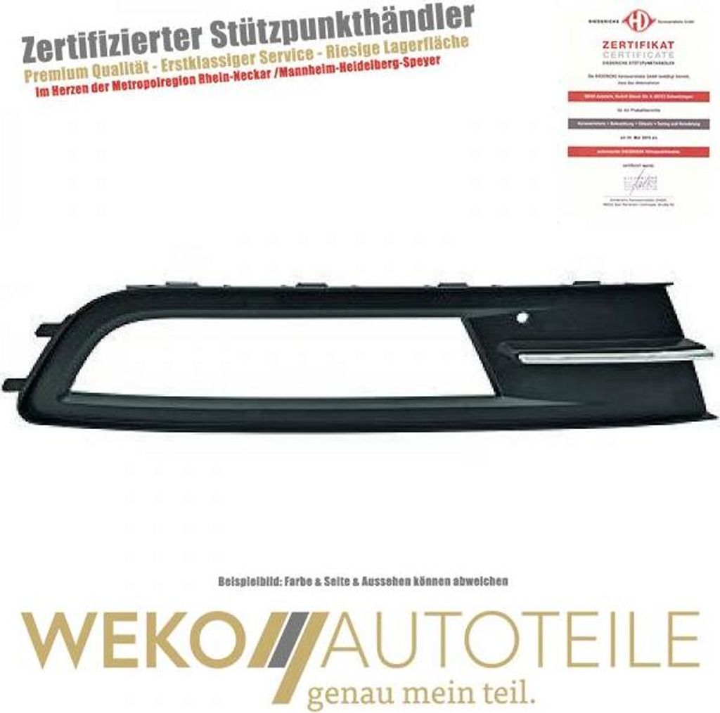 Lüftungsgitter Stoßstange links DIEDERICHS 2249047 für VW