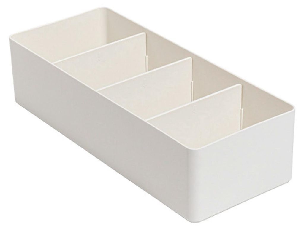 Verstellbare Schubladenbox mit mehreren Fächern, Schreibtisch-Aufbewahrungsbox mit herausnehmbaren Trennwänden für Kosmetik, Snacks und Socken