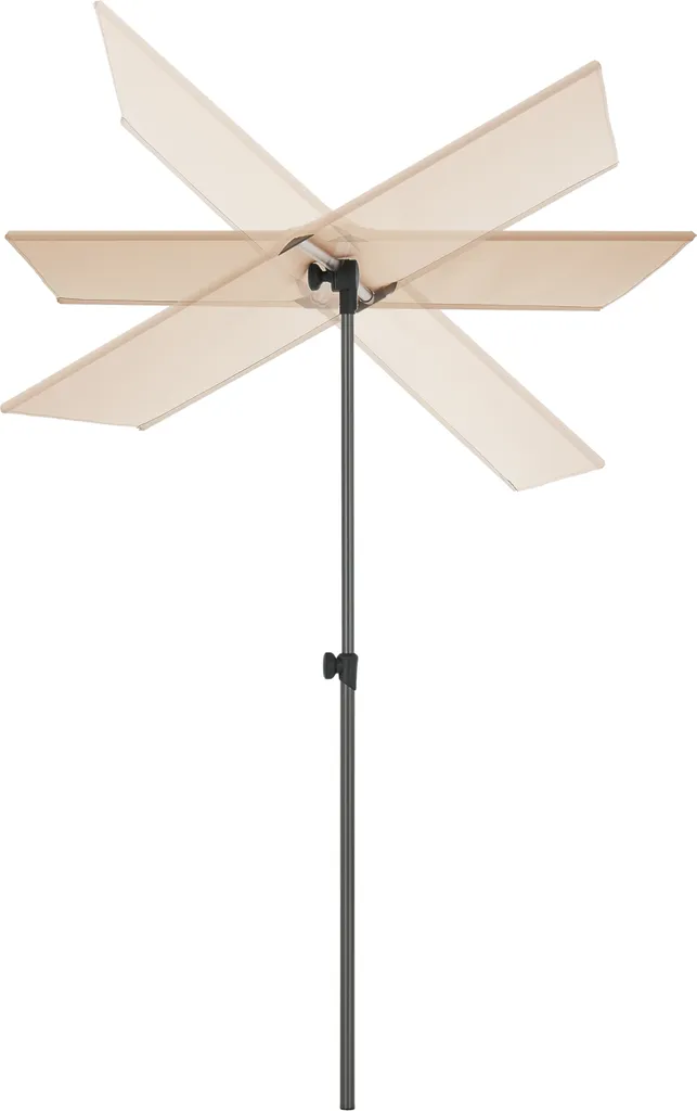 Parasol rectangulaire inclinable pour balcon et terrasse sable UV50+ - 4