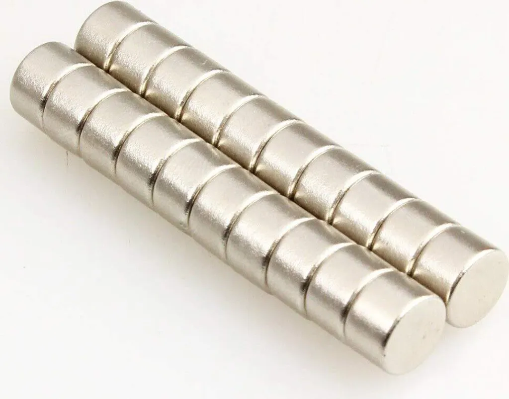 Aimants néodyme puissants 8x5 mm disque N35 lot de 100 pour tableaux