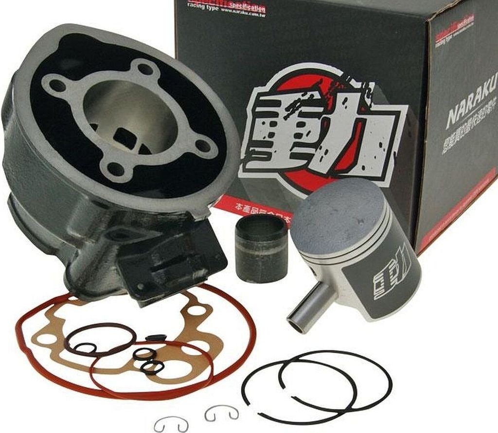 Zylinder Kit NARAKU 70ccm 25/28mm BETA RR YAMAHA DT R X SM Enduro TZR 50 AM6