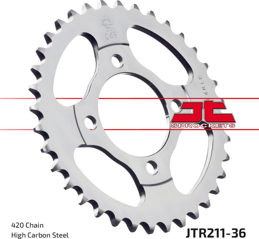 Kettenrad JT Sprockets 420 36Z Innendurchmesser 54mm Lochkreis 70mm