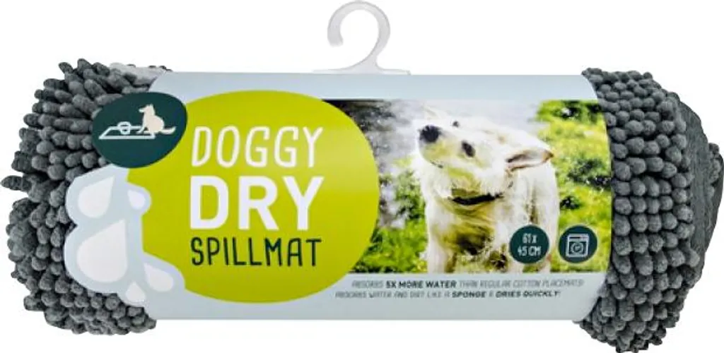 Tappeto Doggy Dry Assorbente | Zerbino in Microfibra per Cani Puliti