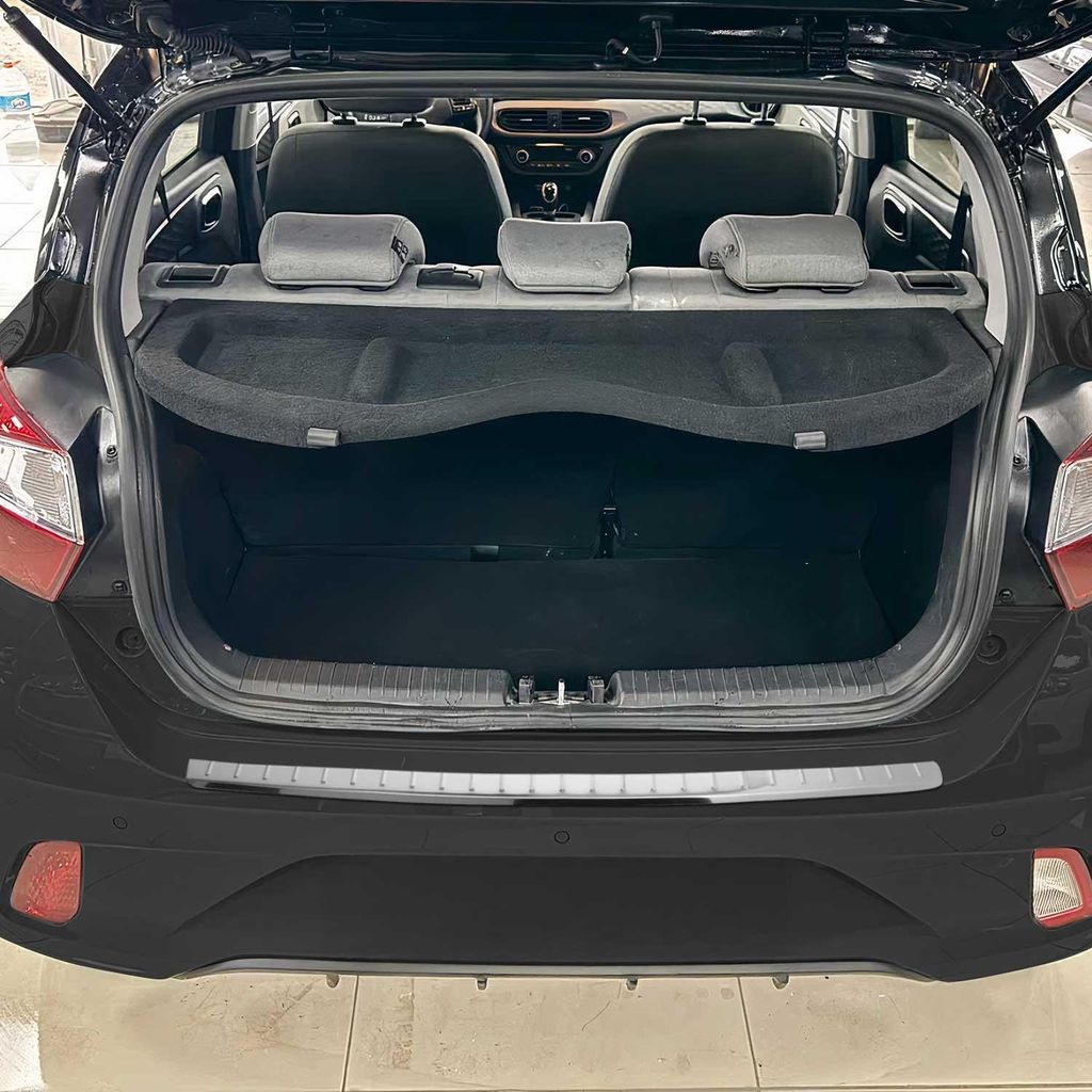 Ladekantenschutz Stoßstangenschutz für Hyundai i10 2019-2025 Edelstahl Silber