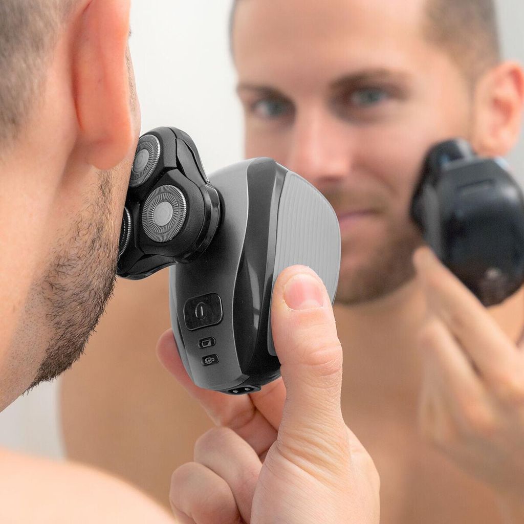 Wiederaufladbarer Ergonomischer 5 in 1 Rasierapparat Produktbild 