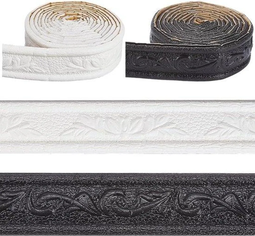 Cacher Défauts de Mur avec Bordure 3D Autocollante Allecto Plus Flexible