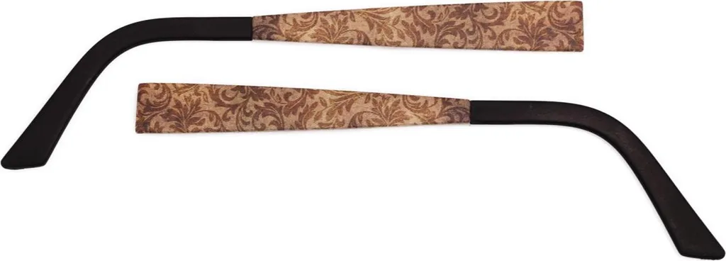 Branches Eye Max Motif Floral Brun Effet Parchemin Modèle 5496.03