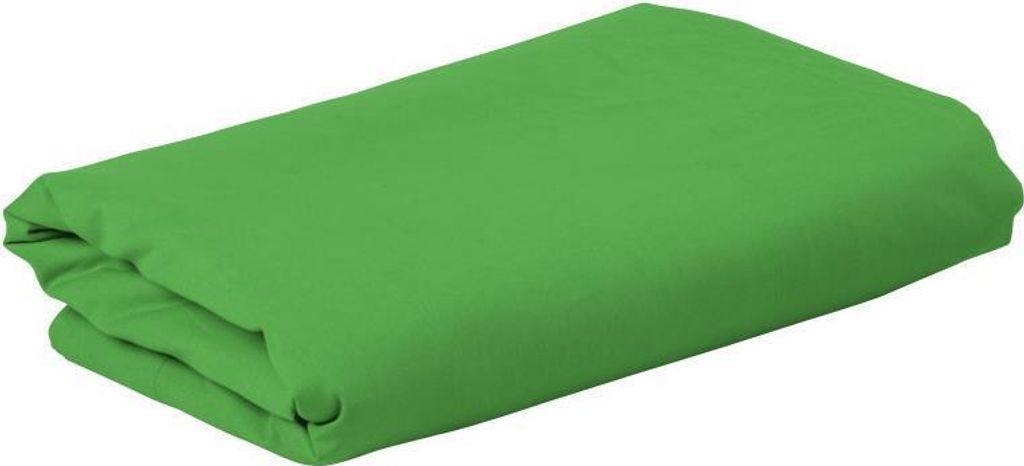 Hama Greenscreen Fotohintergrund 2,95 x 6 m, Baumwolle, Grün