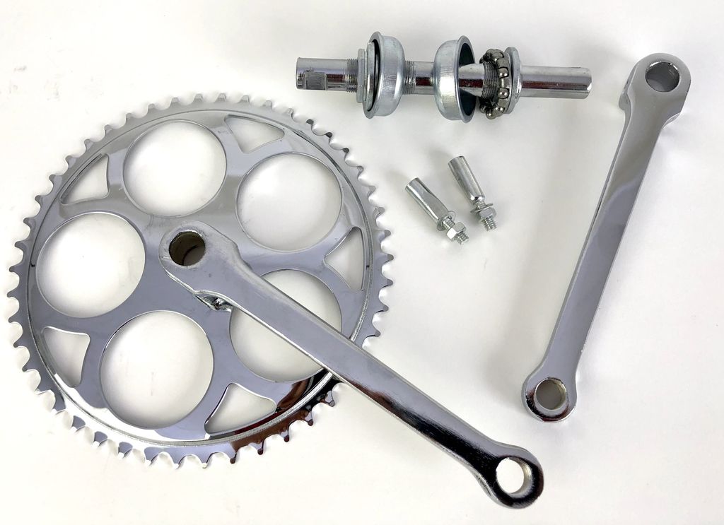 Kettenrad Pedalarme Classic verchromt, 46 Zähne mit Produktbild 