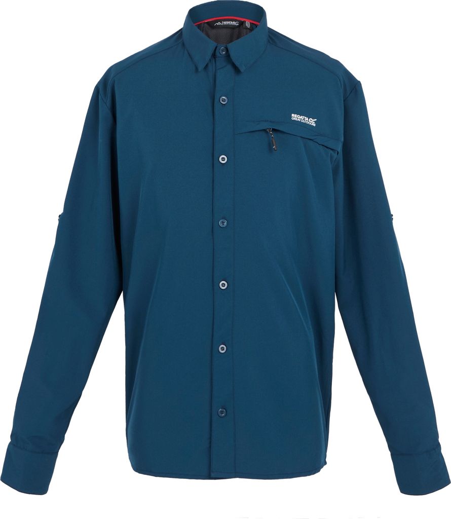 Regatta - Pánská košile RG11006 (S) (Dark Jeans Blue) Obrázek produktu 