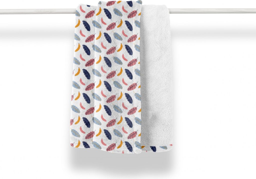 ABAKUHAUS Blätter Weich Flanell Fleece Decke, Tropical Bananen und Pflanzen, Gemütlicher Plüsch für den Innen- und Außenbereich, 125 x 175 cm,...