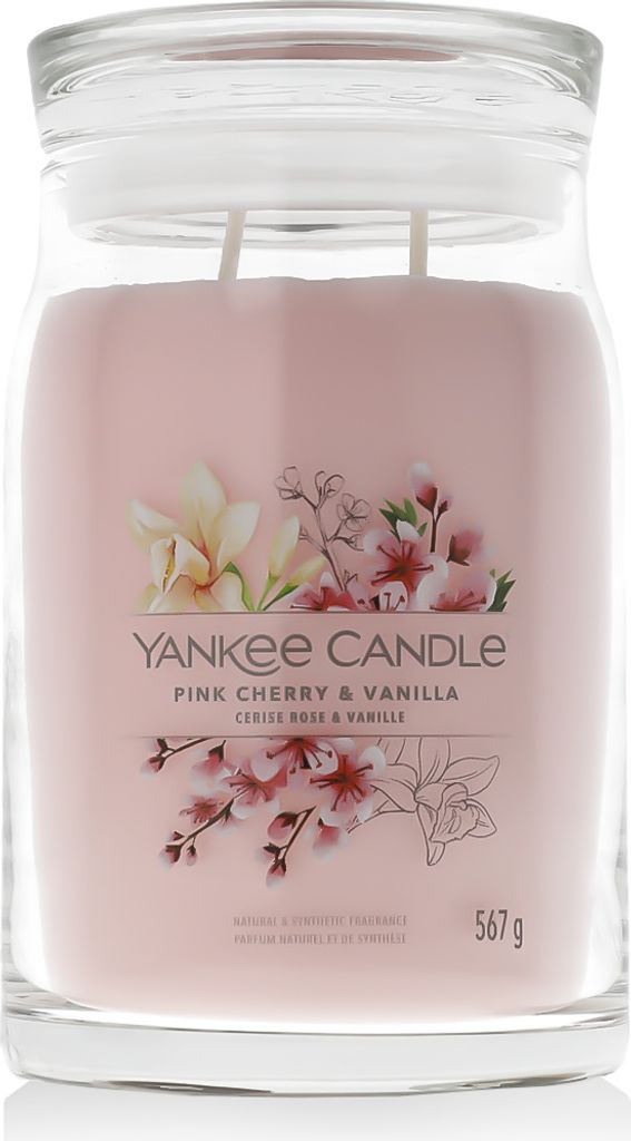 Yankee Candle Signature, Zylinder, Pink, Kirsche (Frucht), Produktbild 