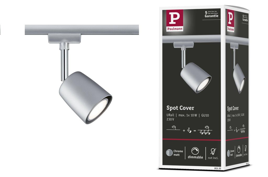 Paulmann URail Schienenspot Cover Einzelspot Zdjęcie produktu 