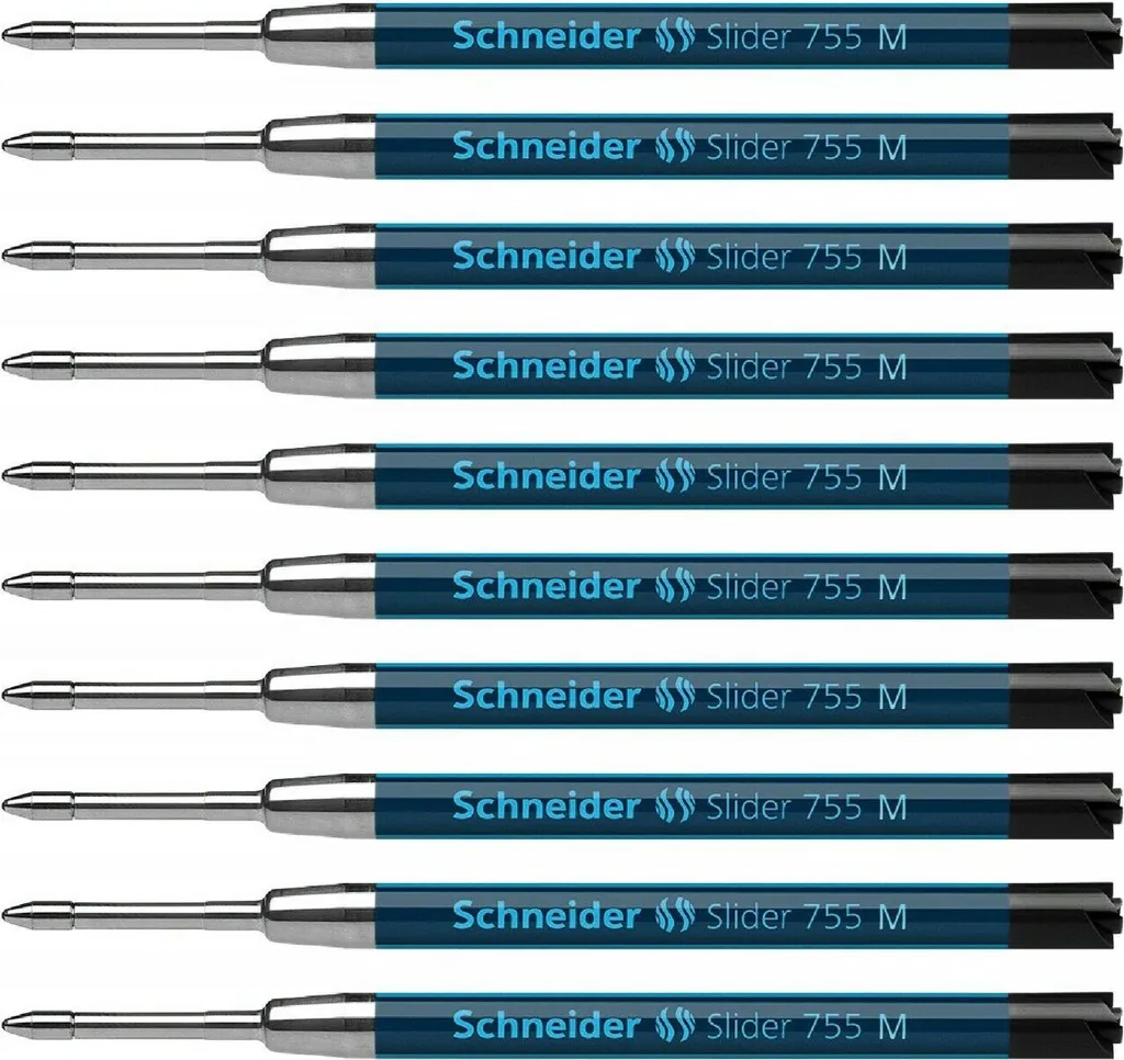 Mines Schneider 755 M à Encre Indélébile pour Stylo à Bille - 10 Pièces